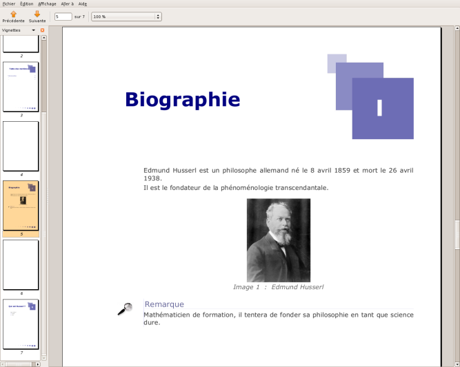 Publication papier