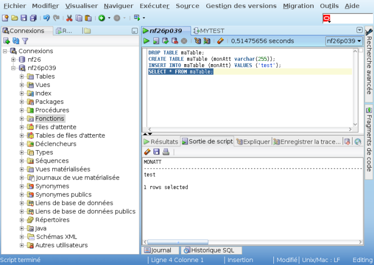 SQL (instruction par instruction)