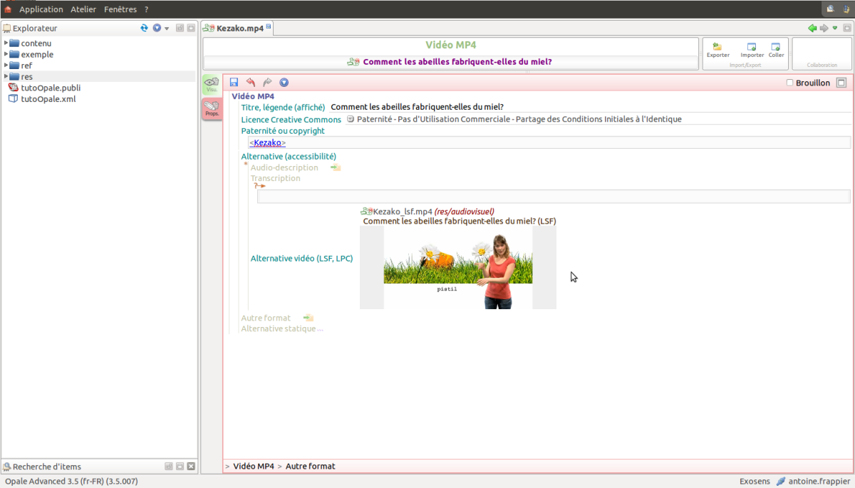 Creative Commons BY-SA, Projet CAPA - A.Frappier (Unisciel) et L.Gaillard (ICS-UTC)