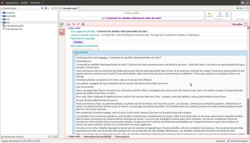 Creative Commons BY-SA, Projet CAPA - A.Frappier (Unisciel) et L.Gaillard (ICS-UTC)