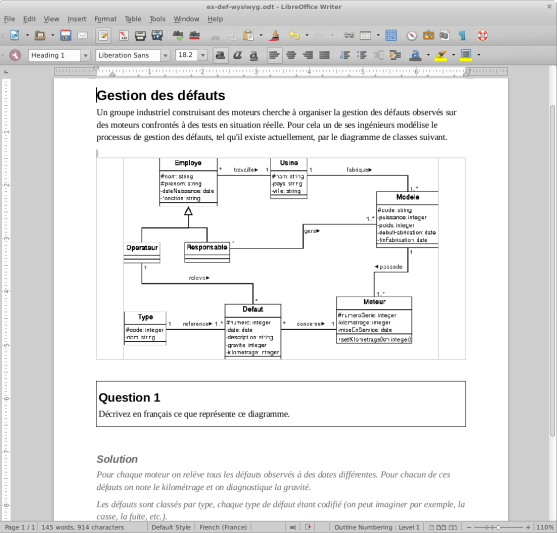 Édition WYSIWYG (LibreOffice)
