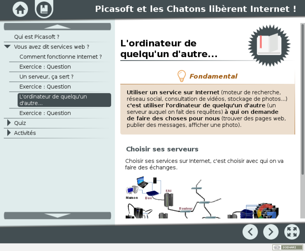 Picasoft et les Chatons libèrent Internet ! (https://school.picasoft.net/fds/stand)