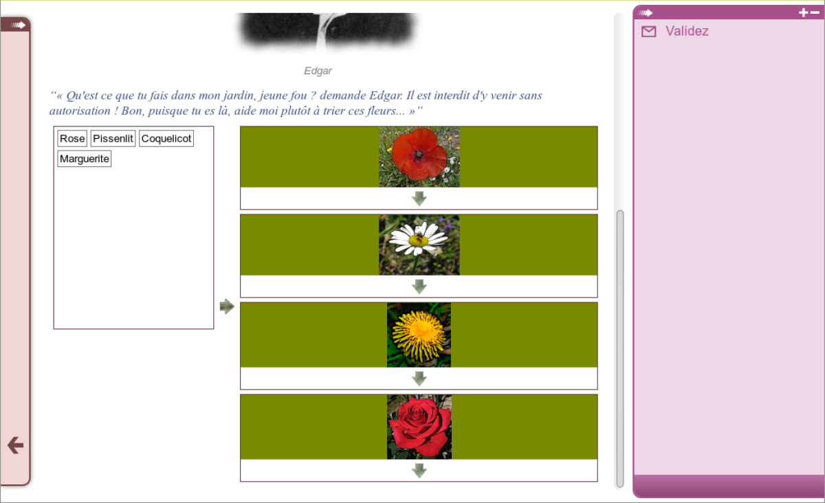 Contenu interactif (dispositif de lecture)
