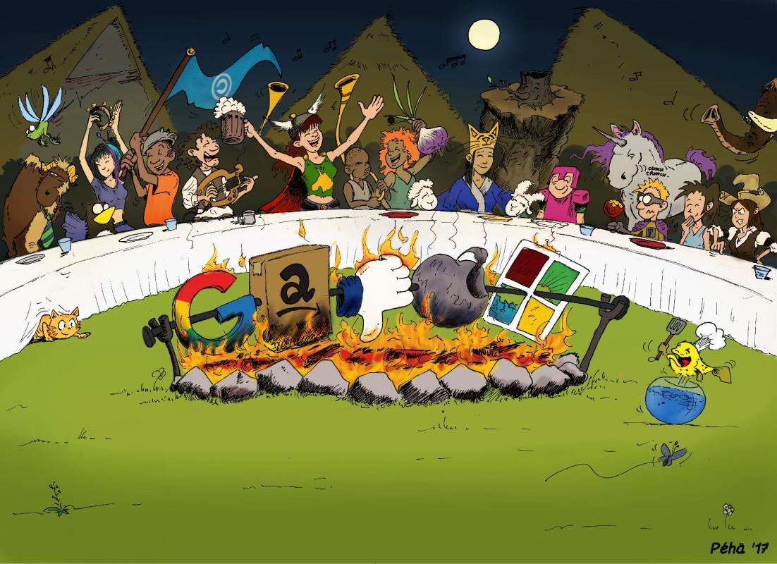 Degooglisons Internet "Le Banquet" (CC BY Peha)